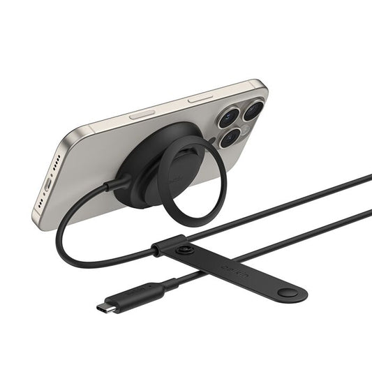 Belkin 25W UltraCharge Qi2 Pad Trådløs ladeplate - Svart