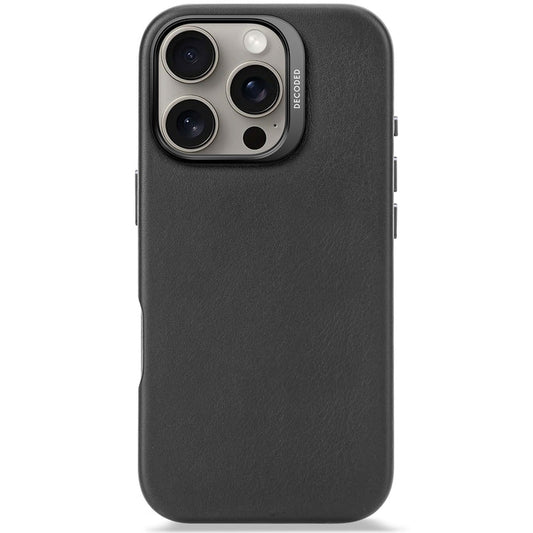 Decoded BackCover MagSafe Skinndeksel til iPhone 16 Pro - Svart