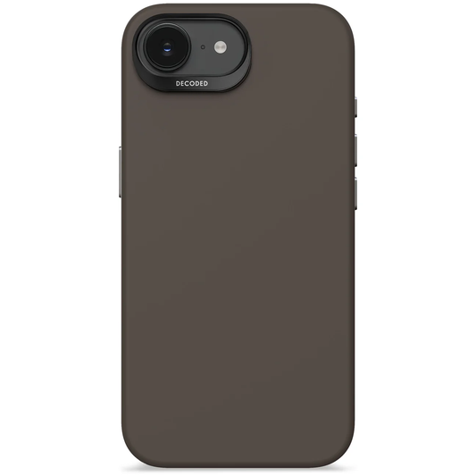 Decoded Backcover Silikondeksel til iPhone 17e/16e - Charcoal