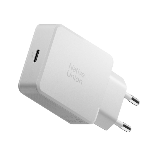 Native Union 70W USB-C GaN Vegglader - Hvit