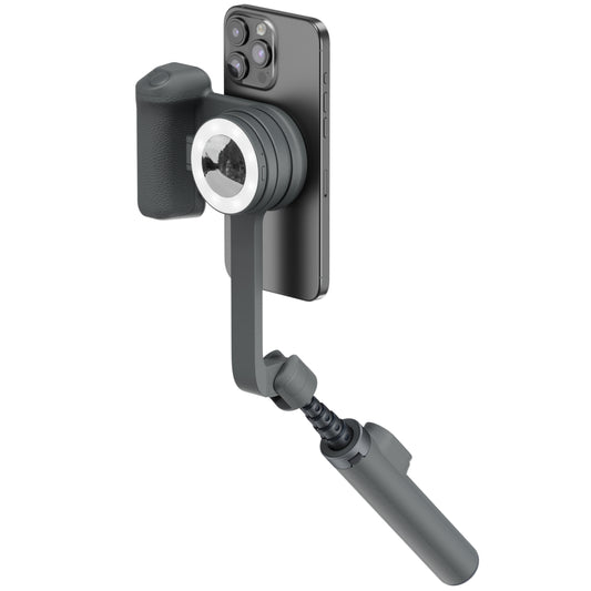 ShiftCam SnapTravel Kit Essential iPhone Selfiestang med kamerautløser og ringlys - Midnatt