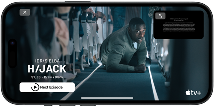 iPhone 15 spiller Hijack-serien på Apple TV+