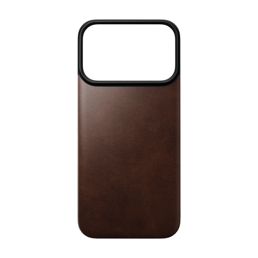 Nomad Magnetic MagSafe Skinndeksel til iPhone 18 Pro - Brun