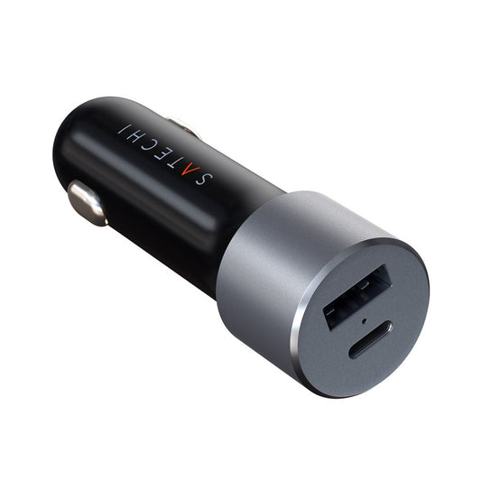 Satechi 72W USB-C + USB-A billader - Stellargrå