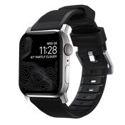 Nomad 42/41 mm Rugged Strap reim - Sølv