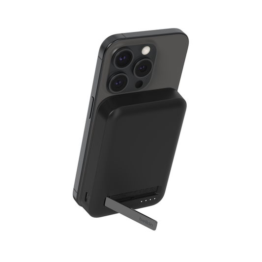 Belkin Qi2 8000 mAh 15W Powerbank med stativ - Svart