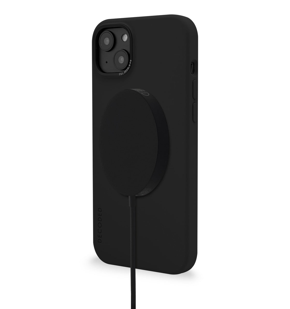 Decoded Silikon Backcover deksel til iPhone 14 Plus - Charcoal
