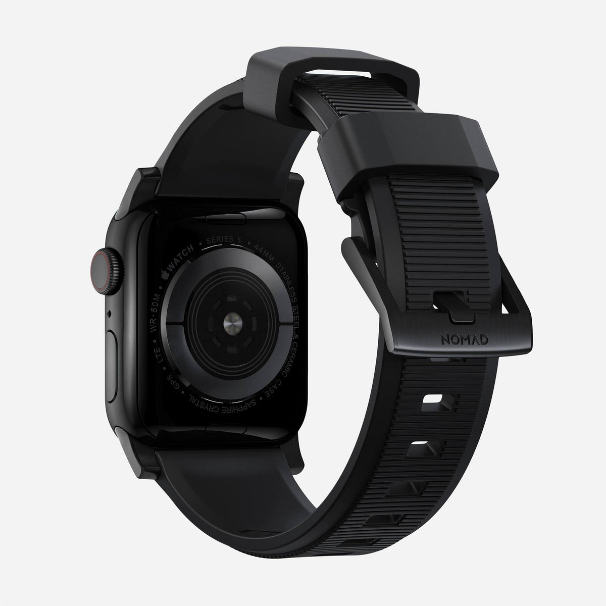 Nomad 42/41 mm Rugged Strap reim - Svart