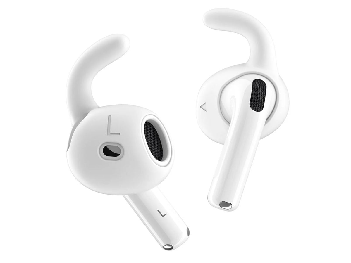 KeyBudz AirPods 4 EarHooks - Hvit