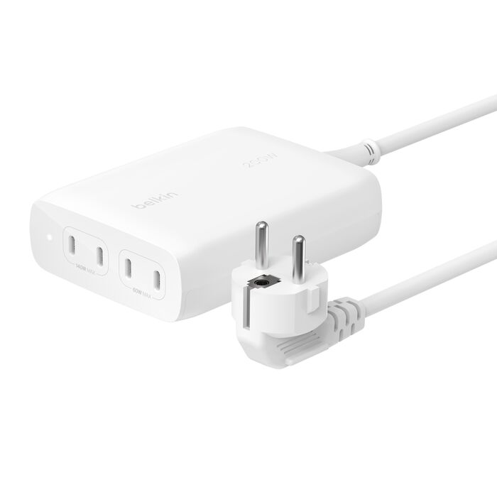 Belkin 200W 4-Port USB-C GaN Multi-Vegglader