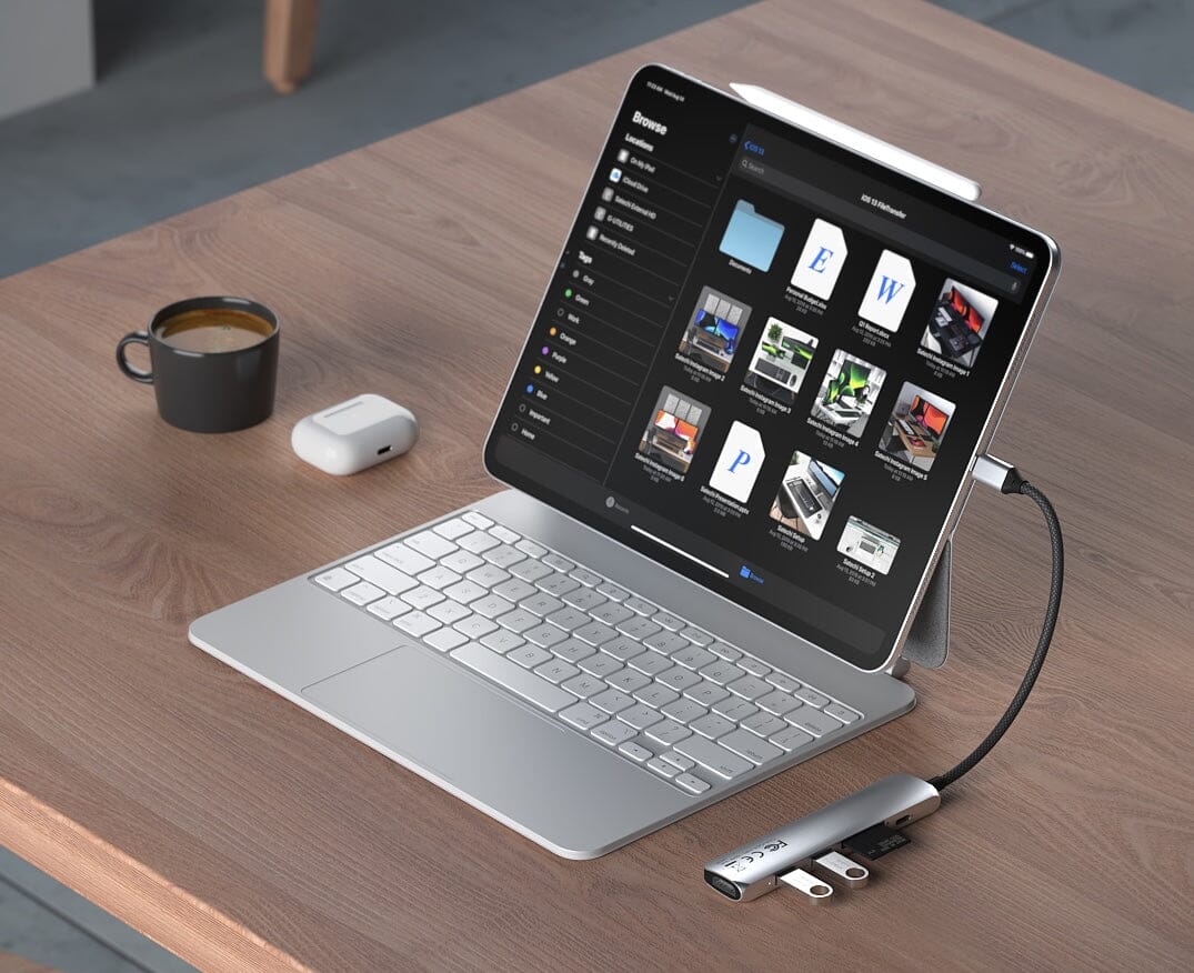 Satechi Slim 6 Multiport Adapter - Sølv