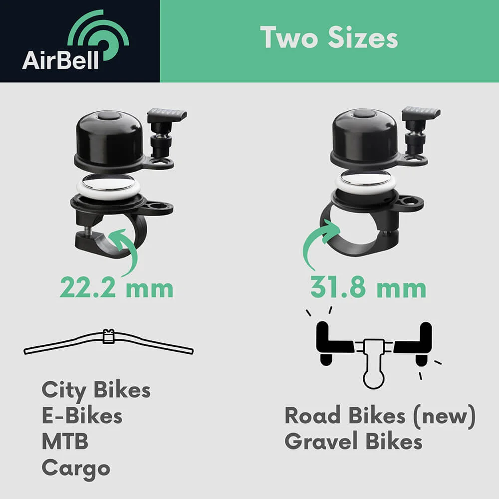AirBell AirTag Ringeklokke 22mm