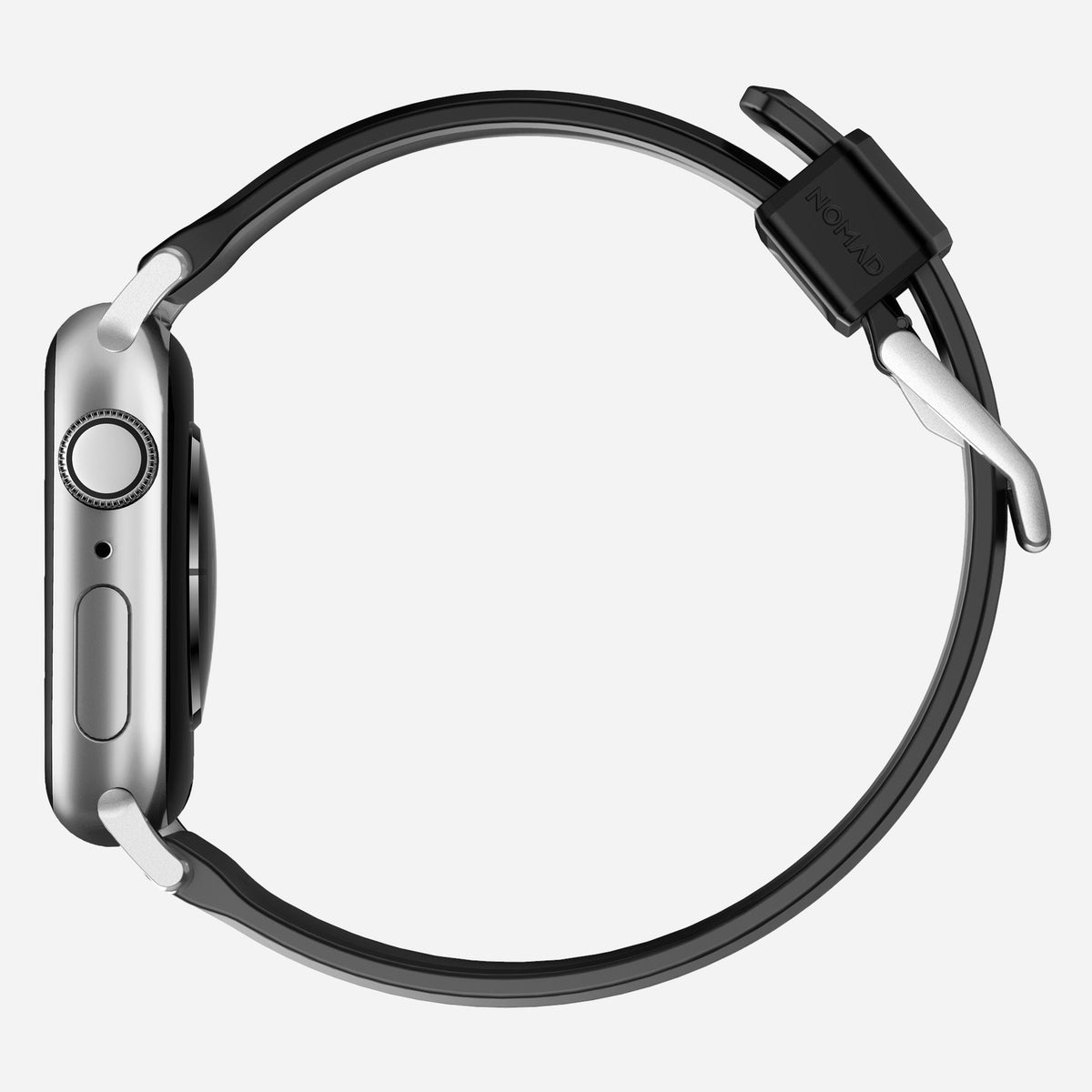 Nomad 49/46 mm Rugged Strap reim - Sølv