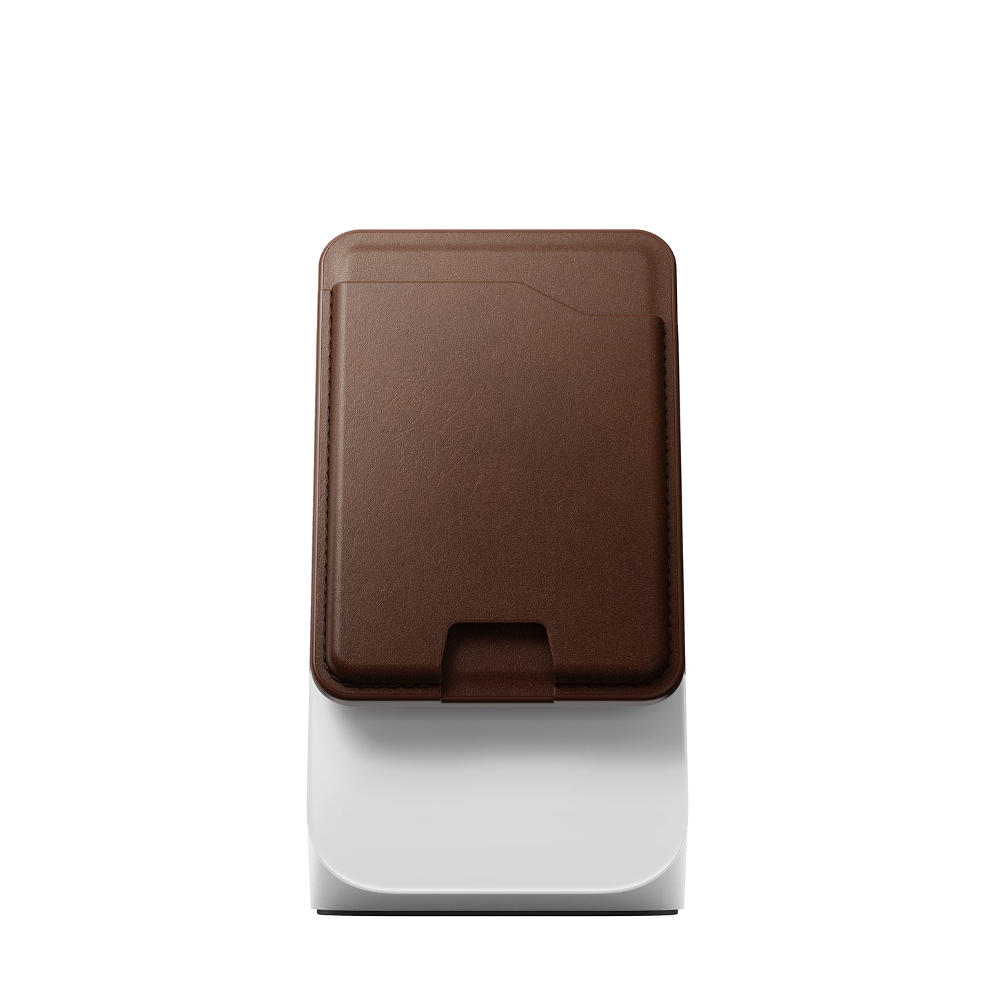 Nomad Leather Mag Kortmappe med FindMy - Brun