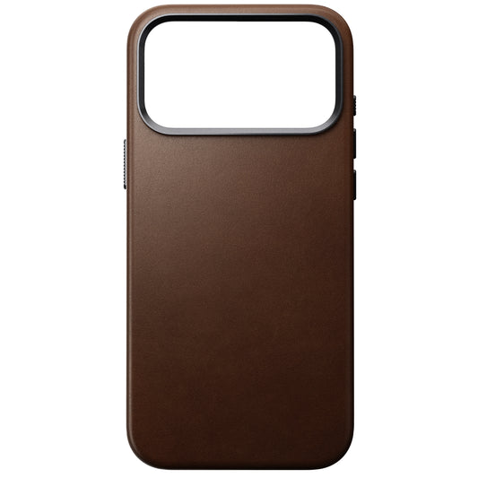 Nomad Traditional MagSafe Skinndeksel til iPhone 17 Pro Max - Brun