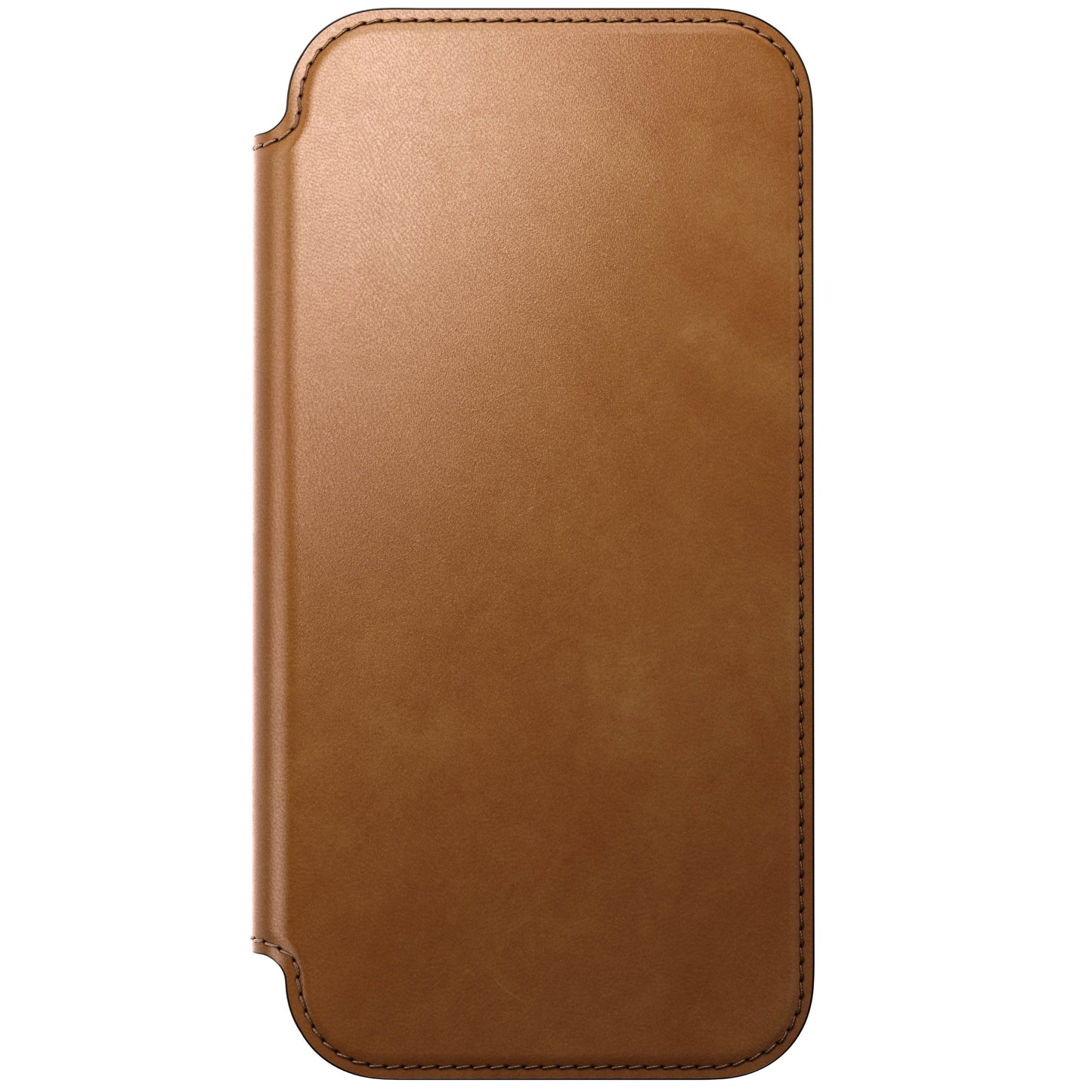 Nomad Lommebokdeksel i skinn med MagSafe til iPhone 17 Pro Max - Tan