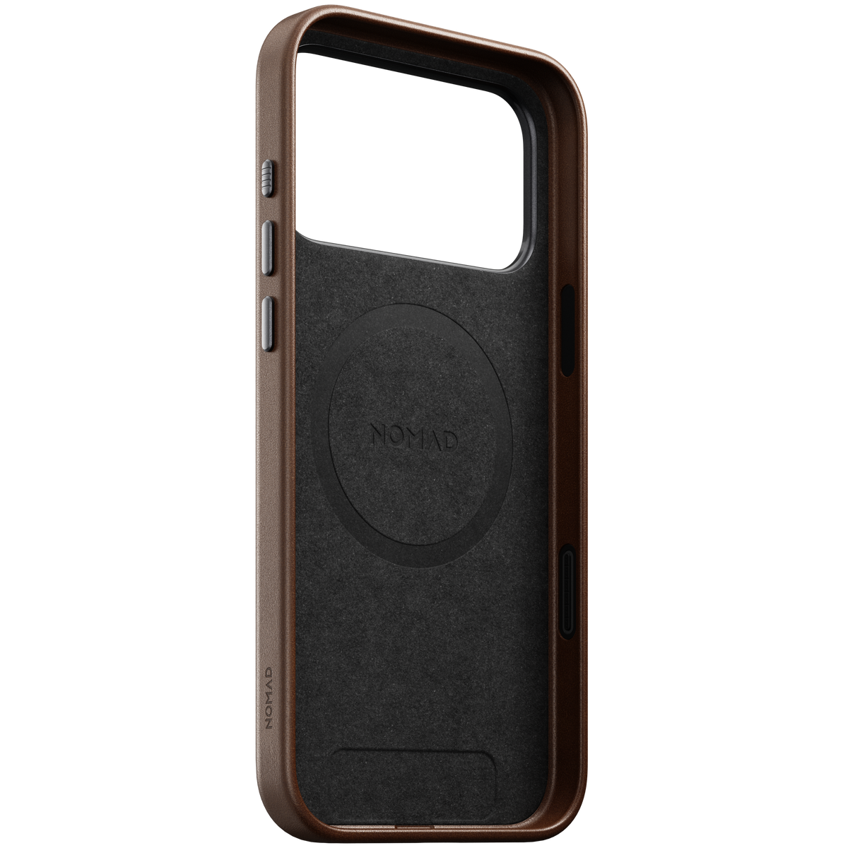 Nomad Traditional MagSafe Skinndeksel til iPhone 18 Pro Max - Brun