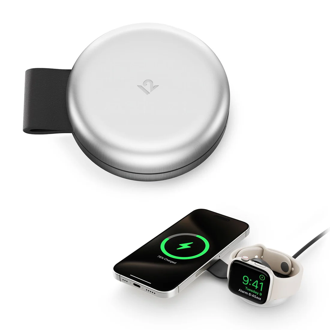 Twelve South ButterFly 2-i-1 MagSafe Reiselader til iPhone og Apple Watch