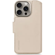 Decoded Lommebokdeksel i skinn med MagSafe til iPhone 16 Pro - Clay