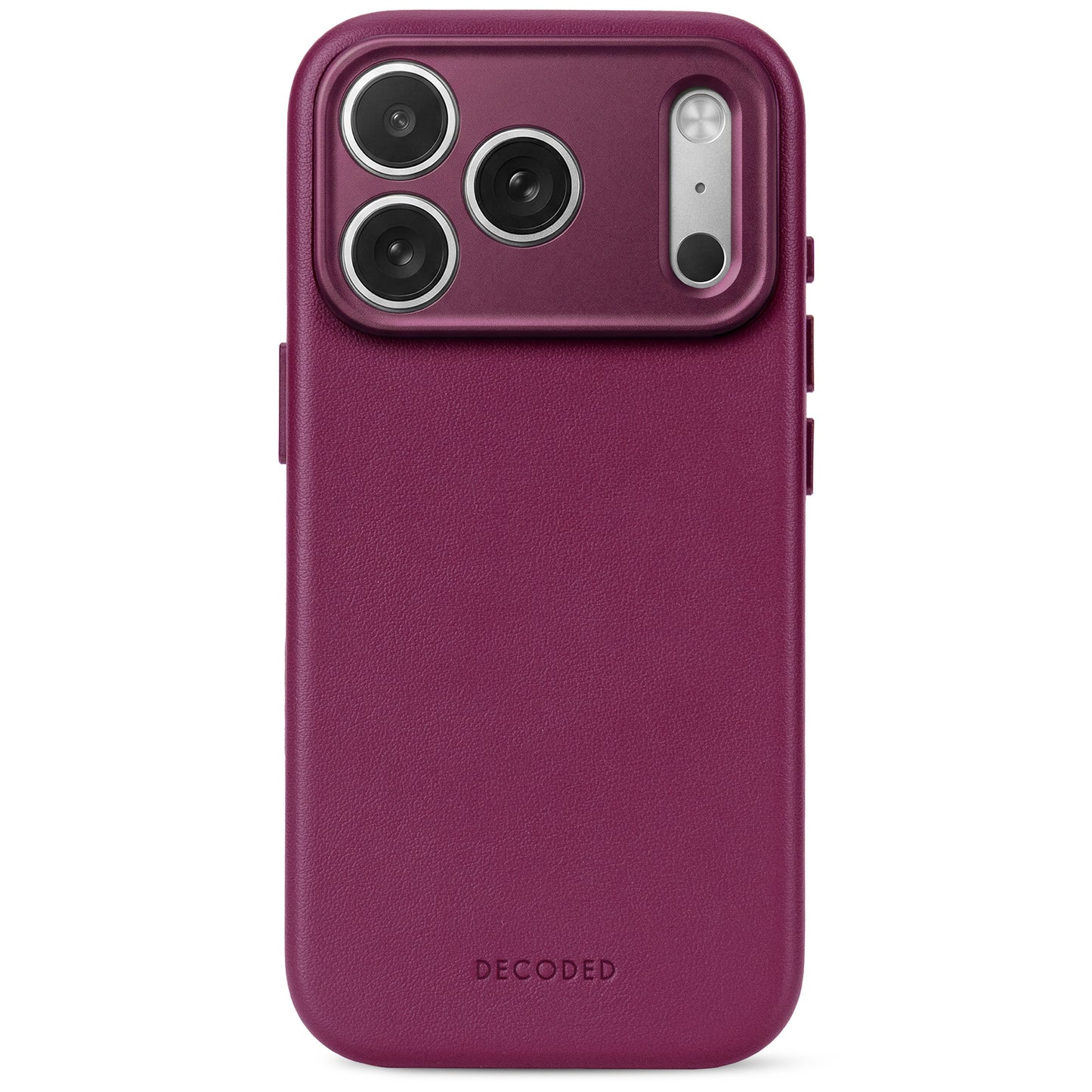 Decoded MagSafe Skinndeksel til iPhone 18 Pro - Aubergine