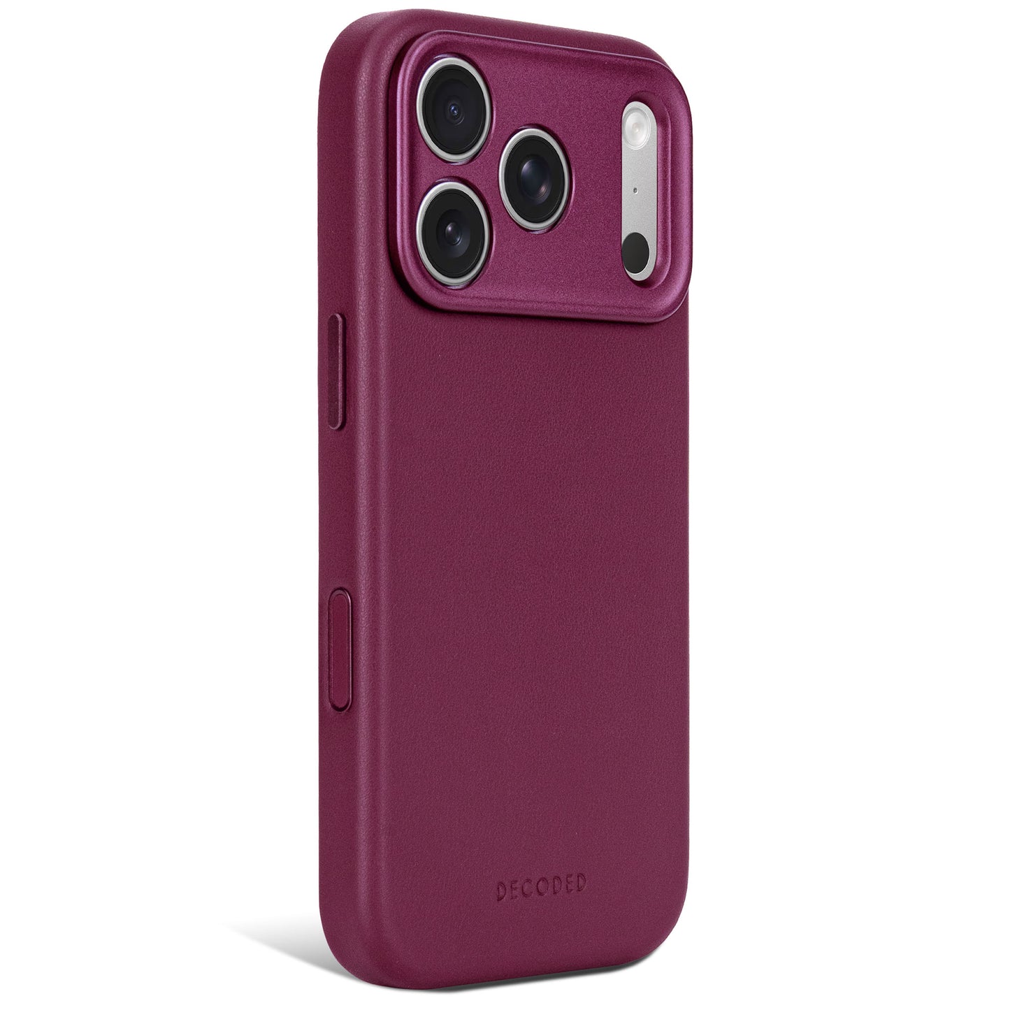 Decoded MagSafe Skinndeksel til iPhone 18 Pro Max - Aubergine