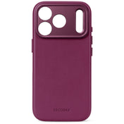 Decoded MagSafe Skinndeksel til iPhone 18 Pro Max - Aubergine