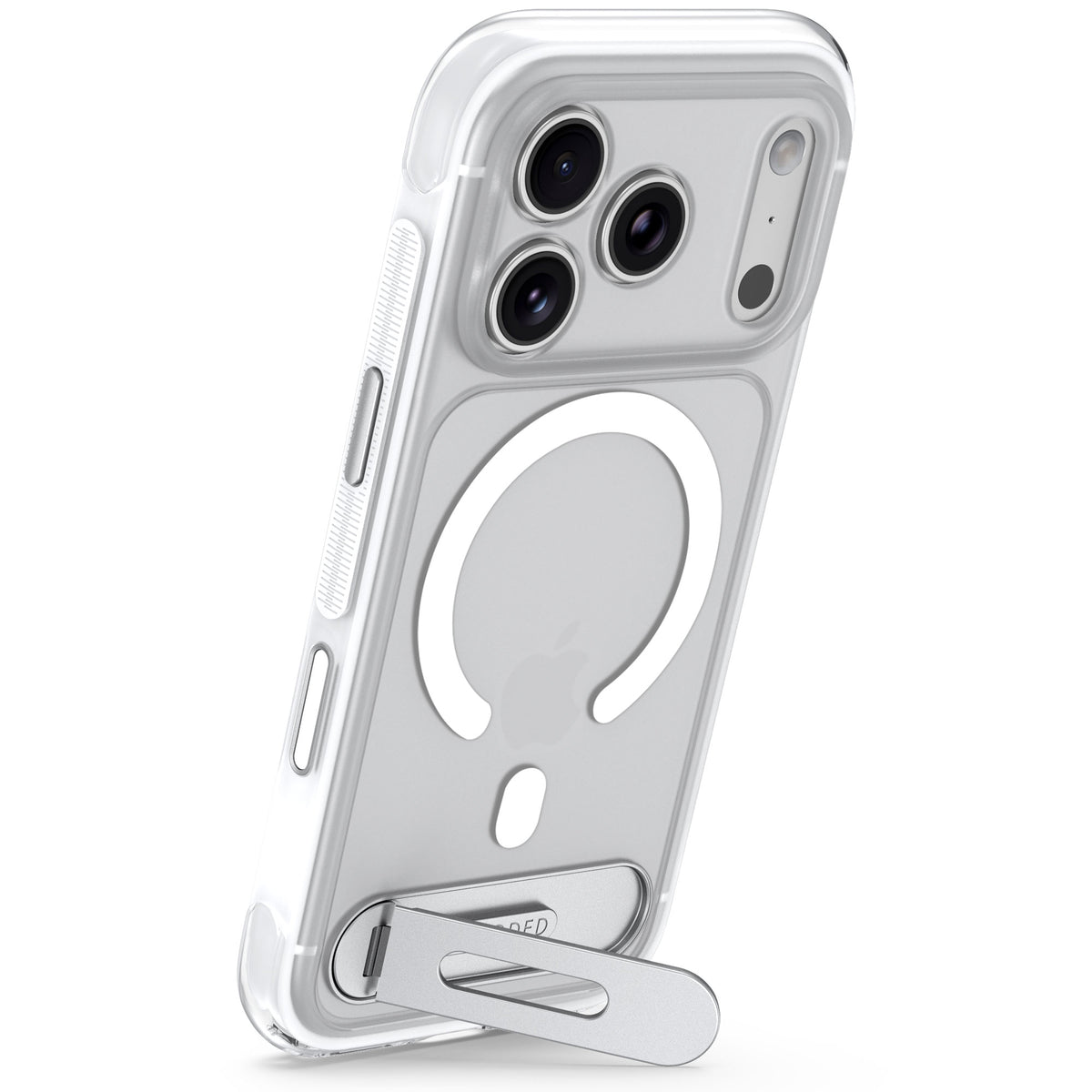 Decoded Hybrid MagSafe Deksel med Stativ til iPhone 18 Pro Max - Frostet hvit