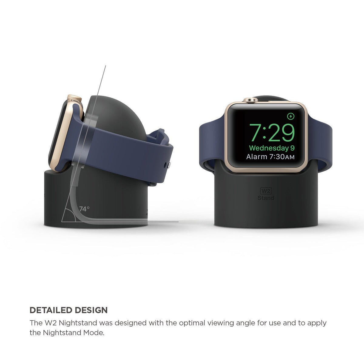 Elago W2 docking til Apple Watch - Svart