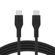 Belkin 1m USB-C til USB-C Silikon Ladekabel - Svart