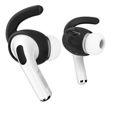 KeyBudz AirPods Pro EarHooks - Svart