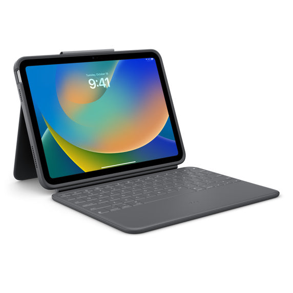 Logitech Rugged Folio Tastatur til iPad A16 / (10. gen.)