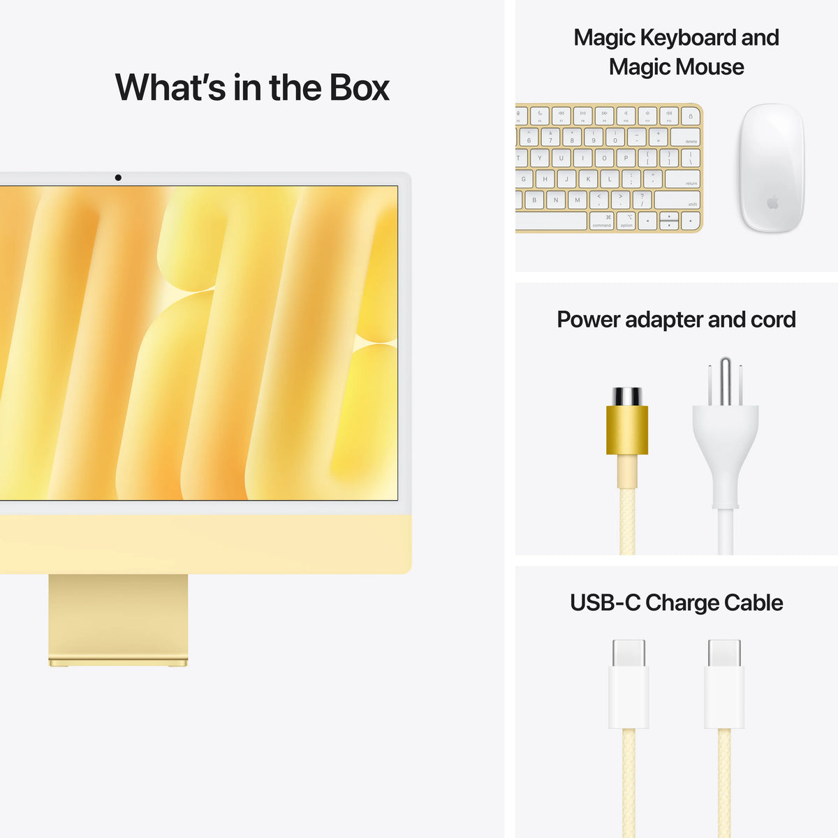 iMac 24-tommer med Retina 4,5K-skjerm M4
