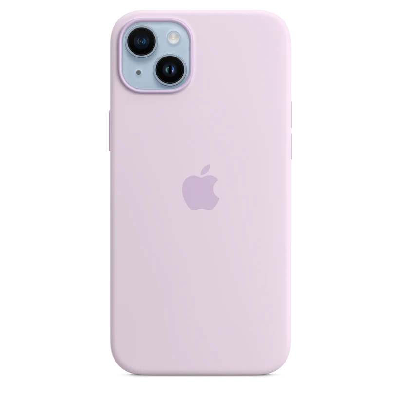 Apple Silikondeksel med MagSafe til iPhone 14 Plus - Lilac