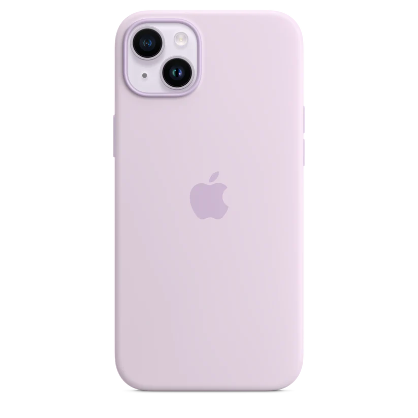 Apple Silikondeksel med MagSafe til iPhone 14 Plus - Lilac