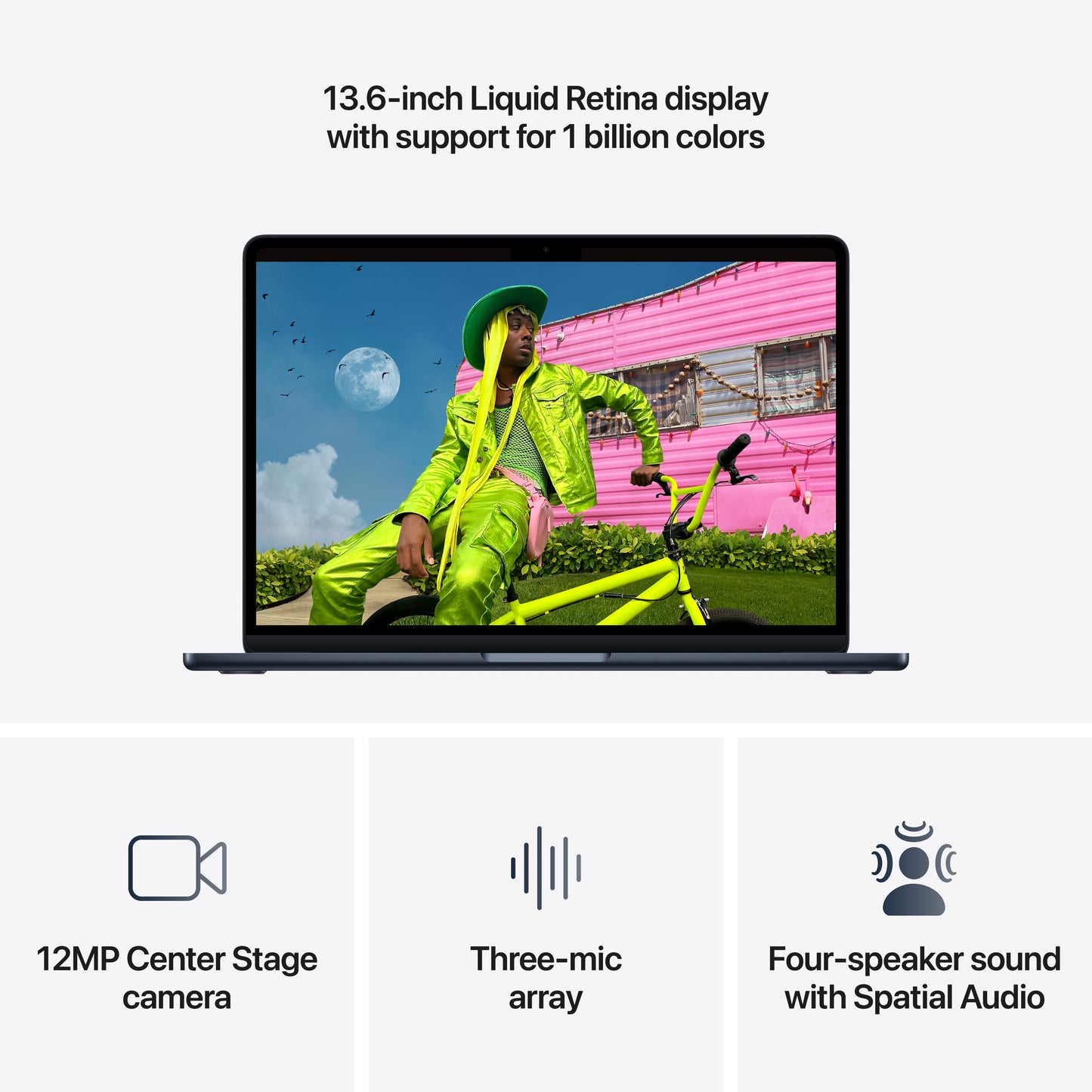 MacBook Air 13-tommer M5 - Midnatt