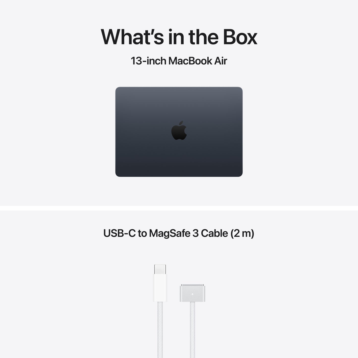 MacBook Air 13-tommer M5 - Midnatt