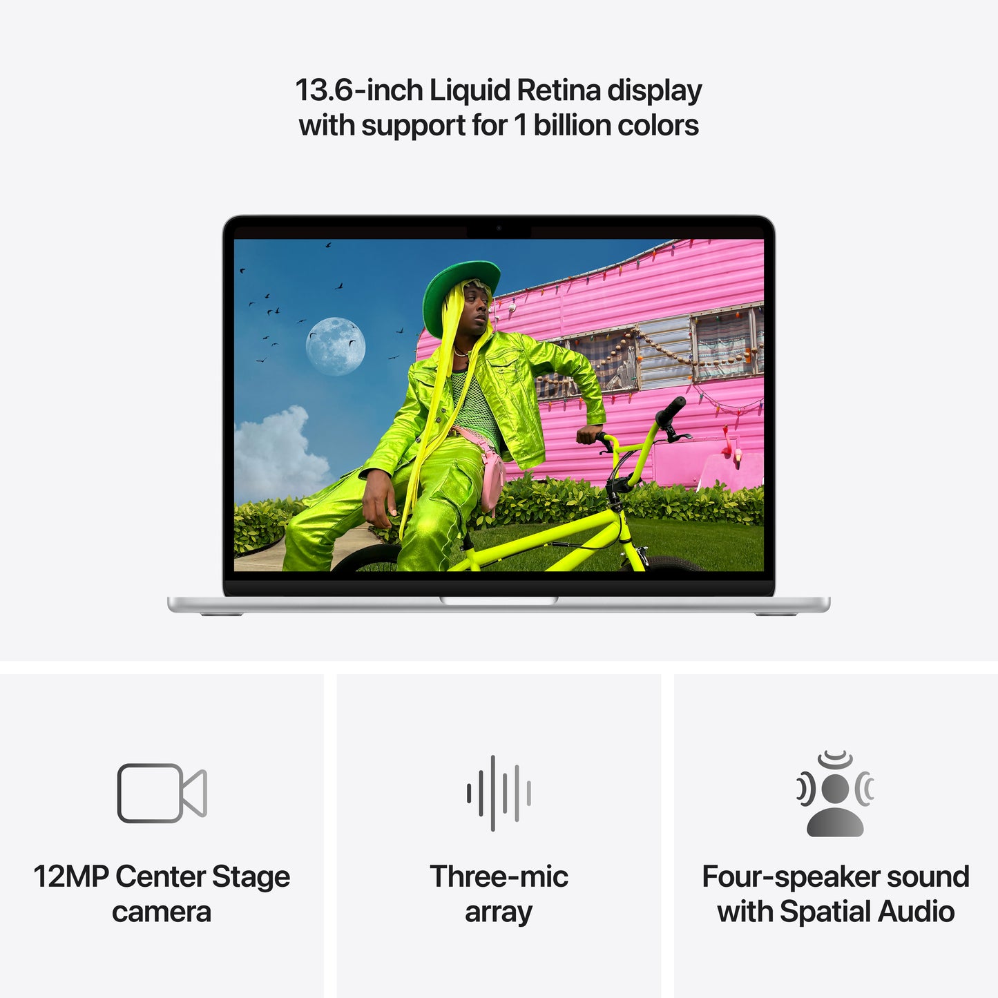 MacBook Air 13-tommer M5 - Sølv