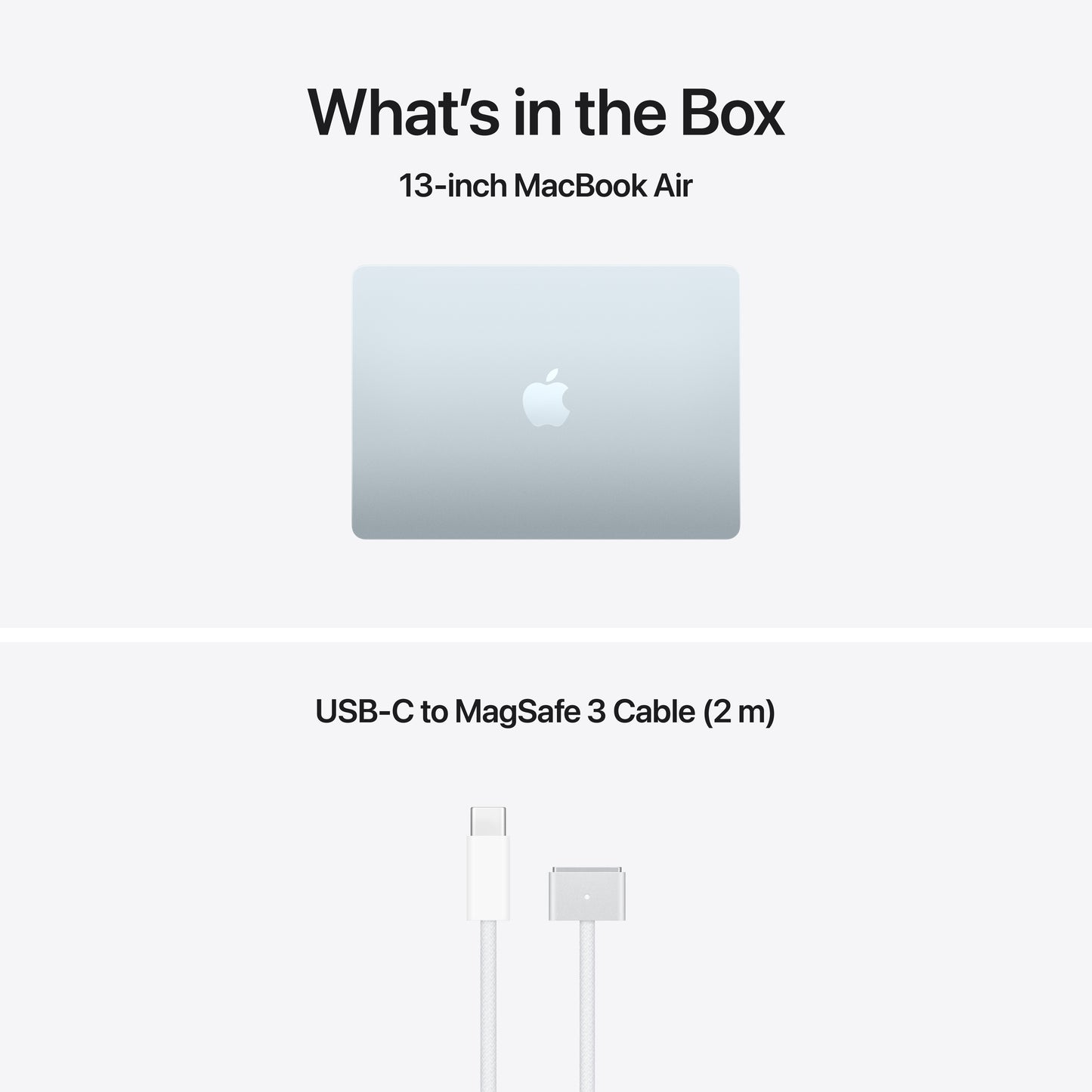 MacBook Air 13-tommer M5 - Himmelblå
