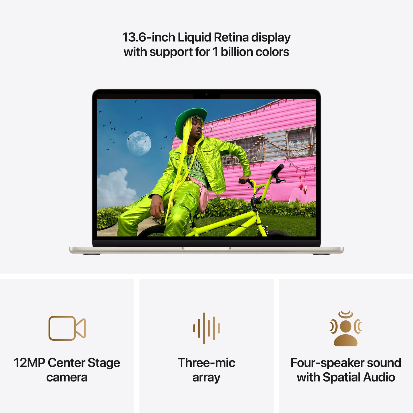 MacBook Air 13-tommer M5 - Stjerneskinn