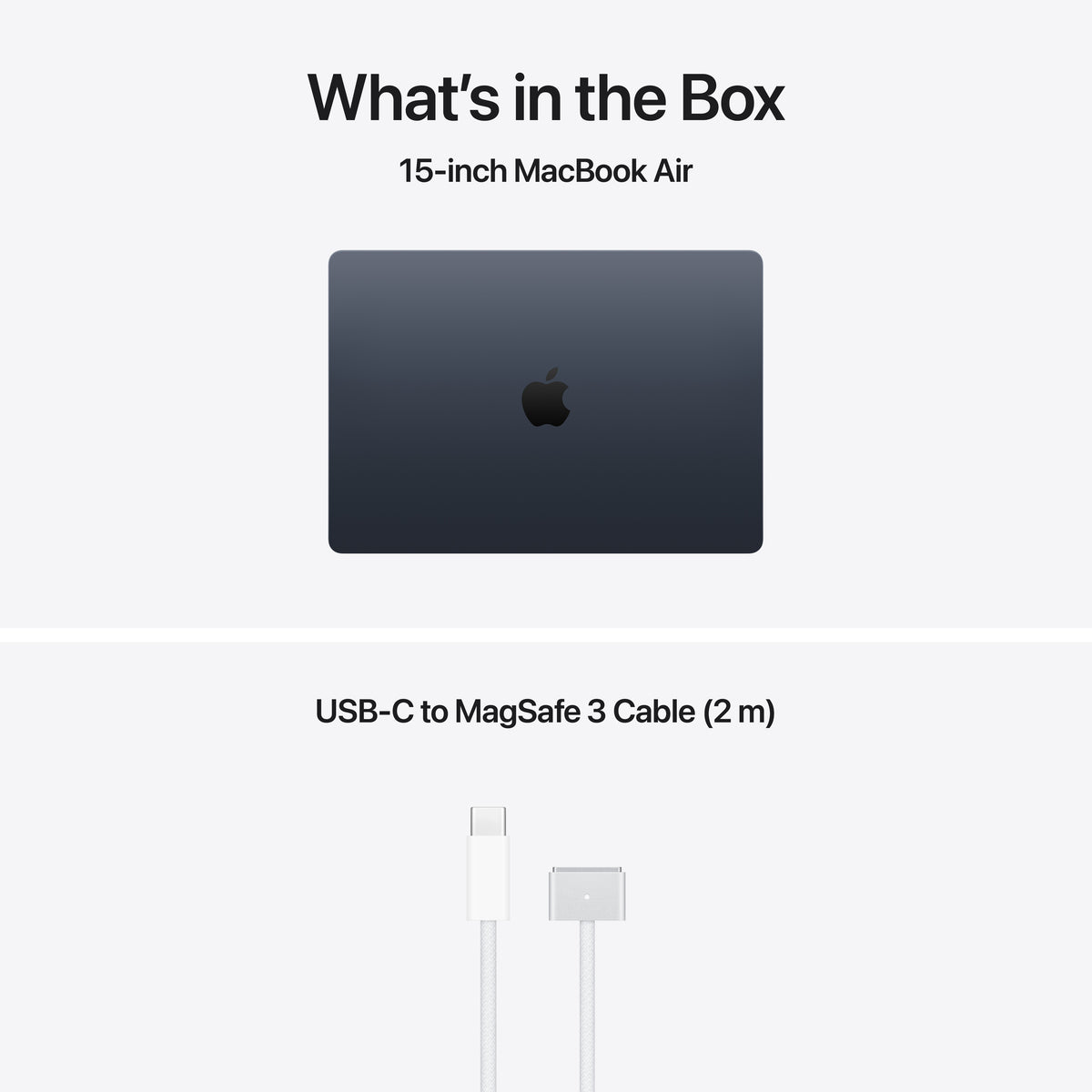 MacBook Air 15-tommer M5 - Midnatt