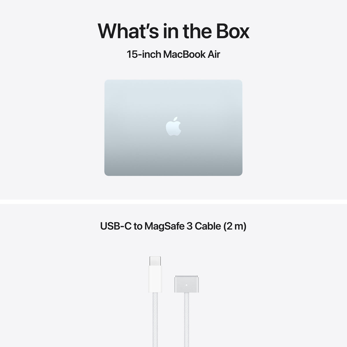 MacBook Air 15-tommer M5 - Himmelblå