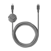 Native Union 3m USB-C til Lightning Night ladekabel - Zebrastripet