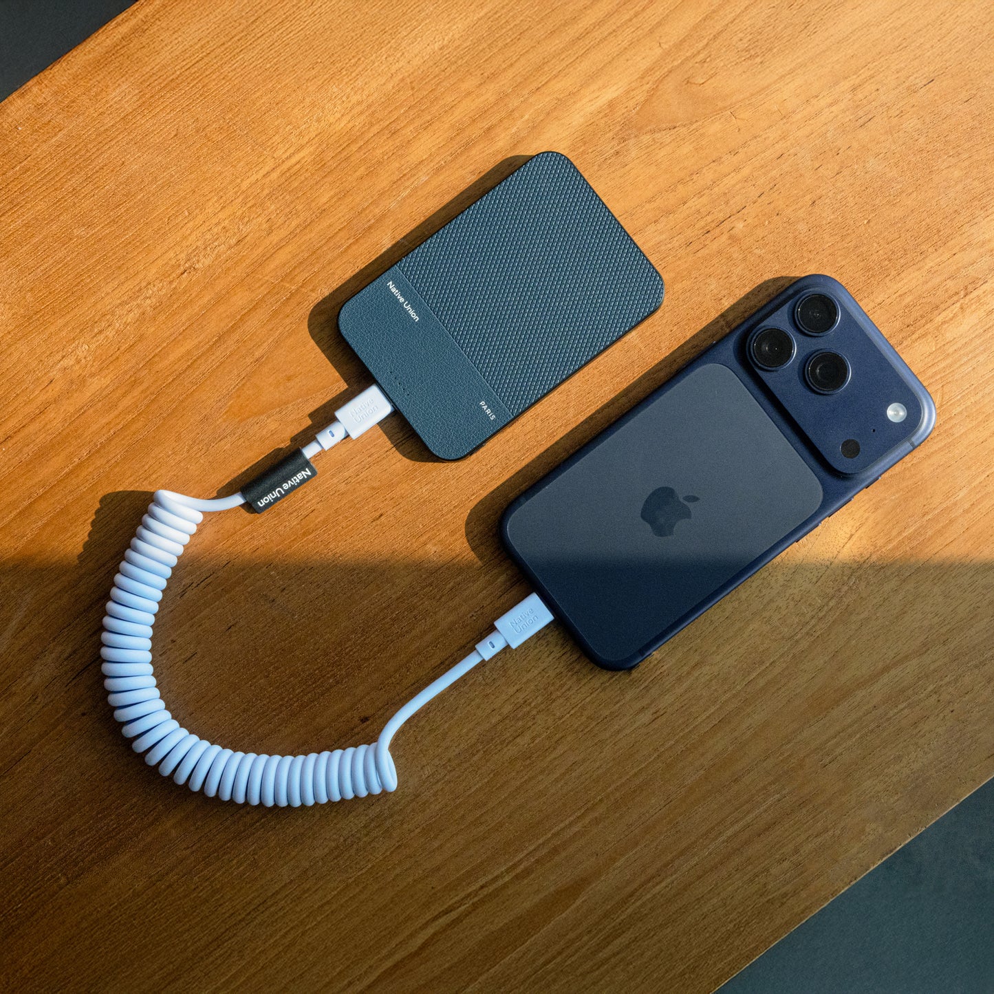 Native Union 1,2m Pop USB-C Ladekabel - Azur