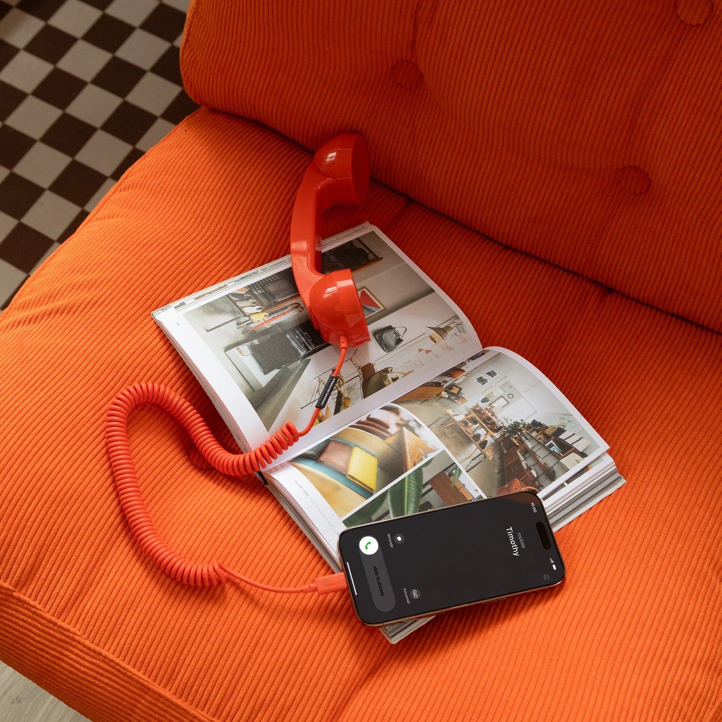 Native Union Pop Phone - Alarm Red