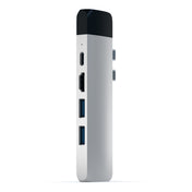 Satechi USB-C Pro Hub med Ethernet - Sølv