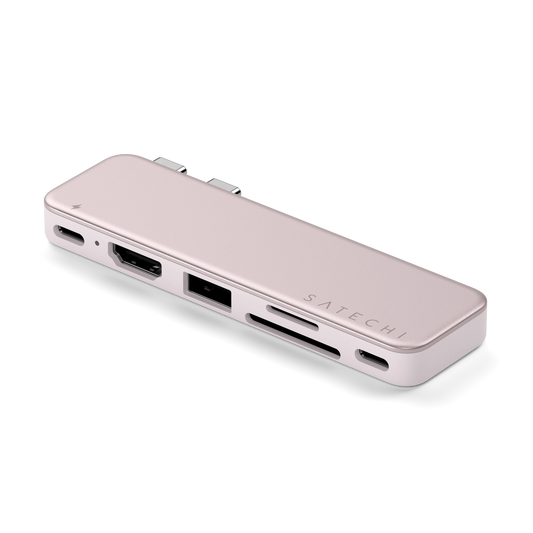 Satechi USB-C Snap Hub til MacBook Neo - Blush