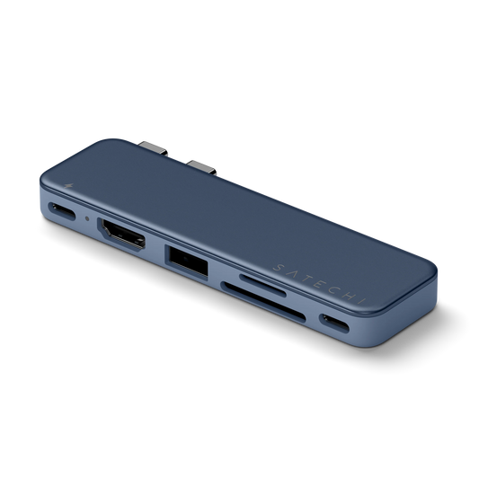 Satechi USB-C Snap Hub til MacBook Neo - Indigo