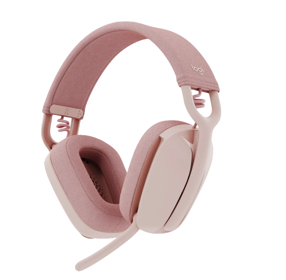 Logitech Zone Vibe 100 Trådløse Hodetelefoner - Rosa