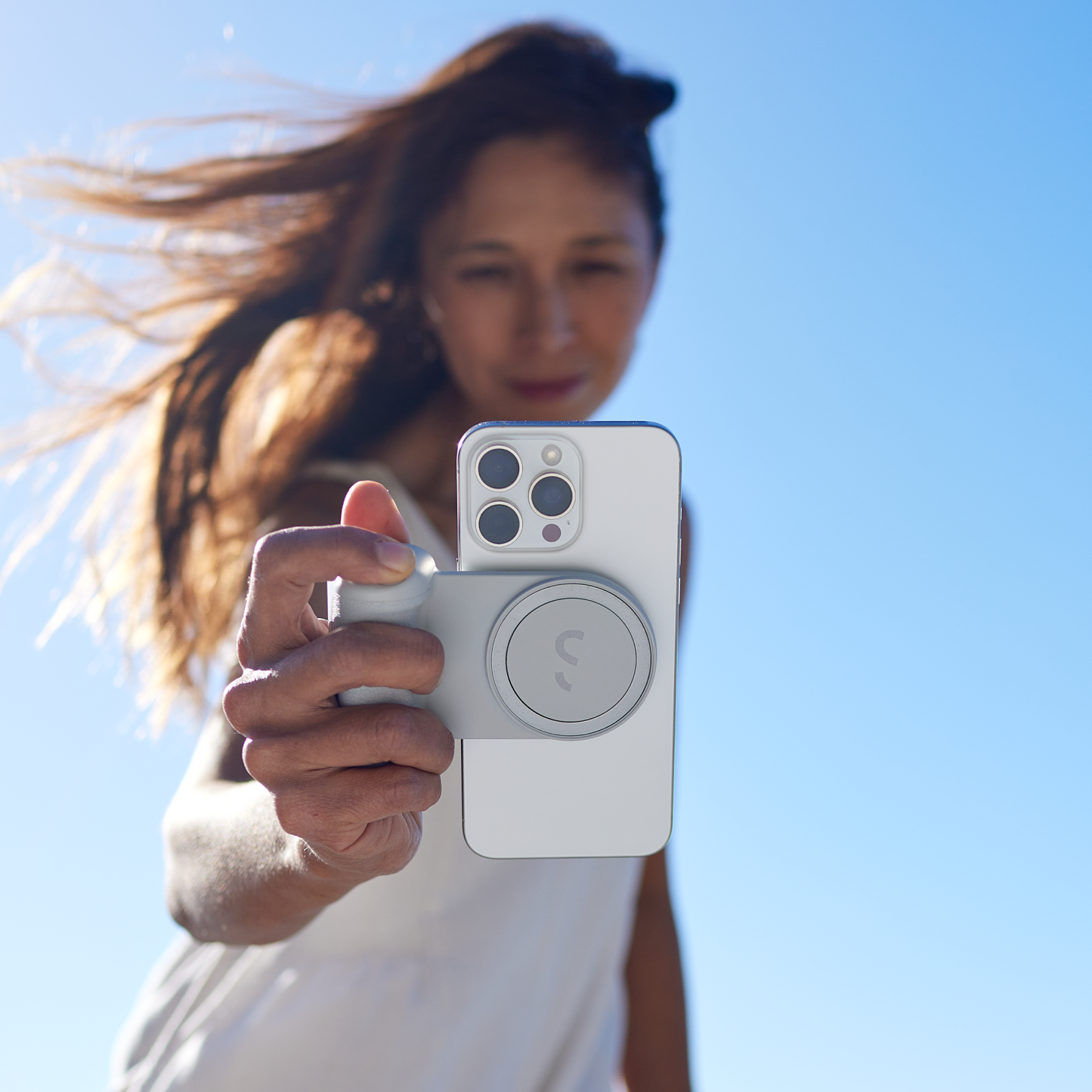 ShiftCam SnapGrip Pro Kameragrep til iPhone - Grå