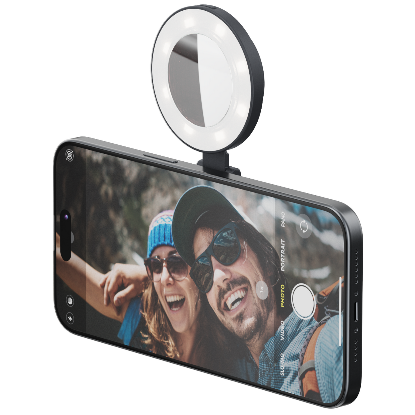 ShiftCam SnapPocket Light Ringlys til iPhone - Midnatt